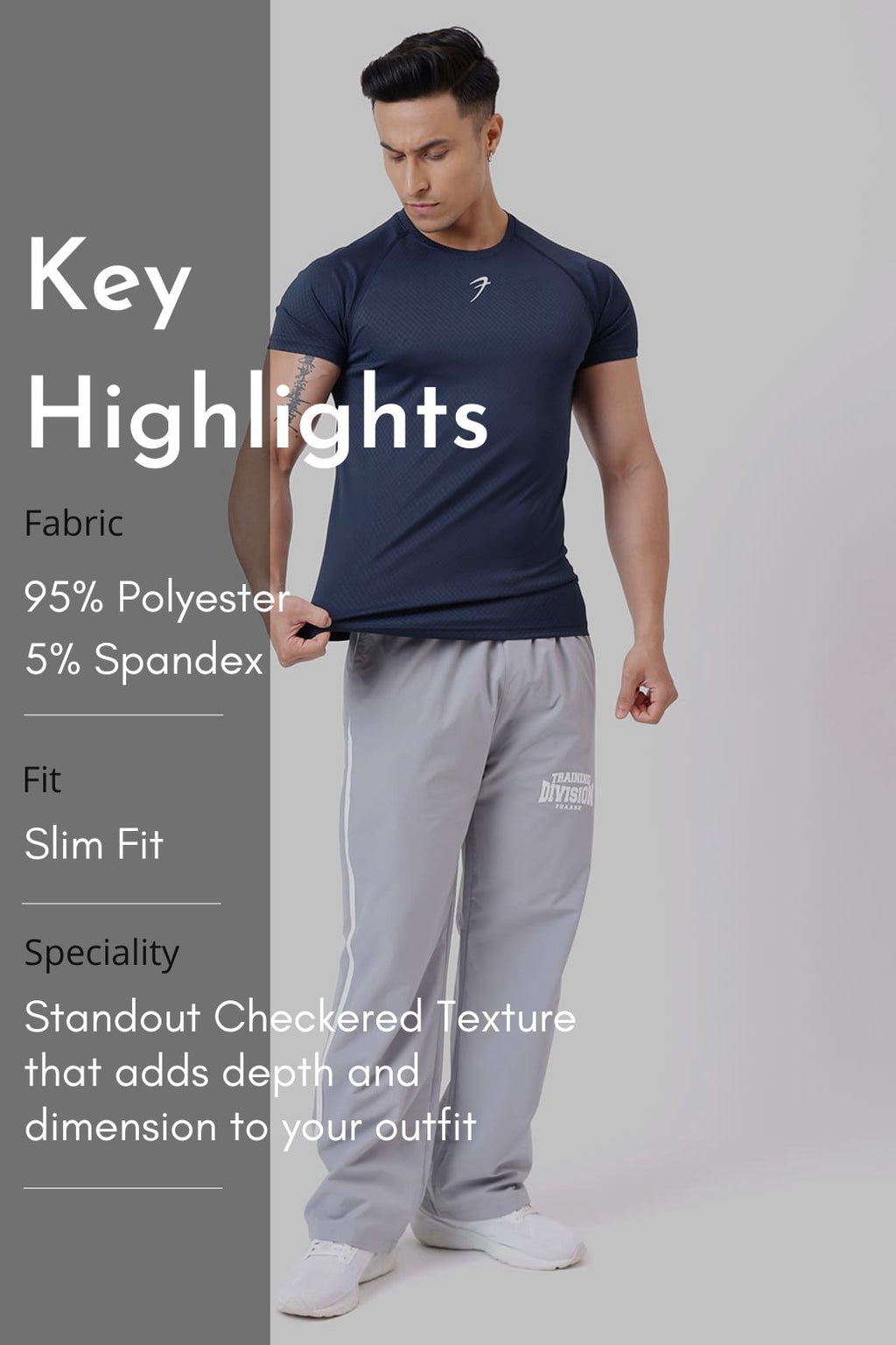 Grain T-shirt Navy