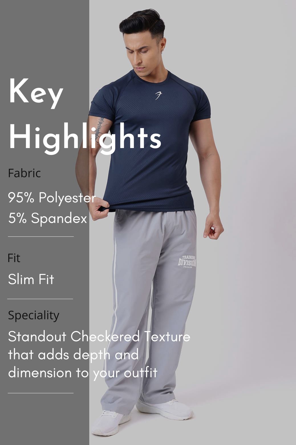 Grain T-shirt Navy