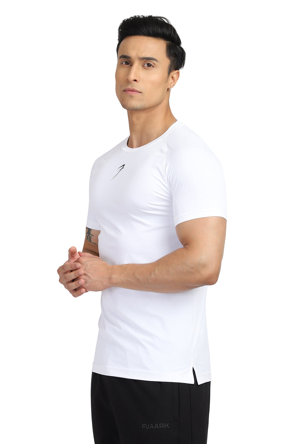 Sleek T-shirt White / Logo