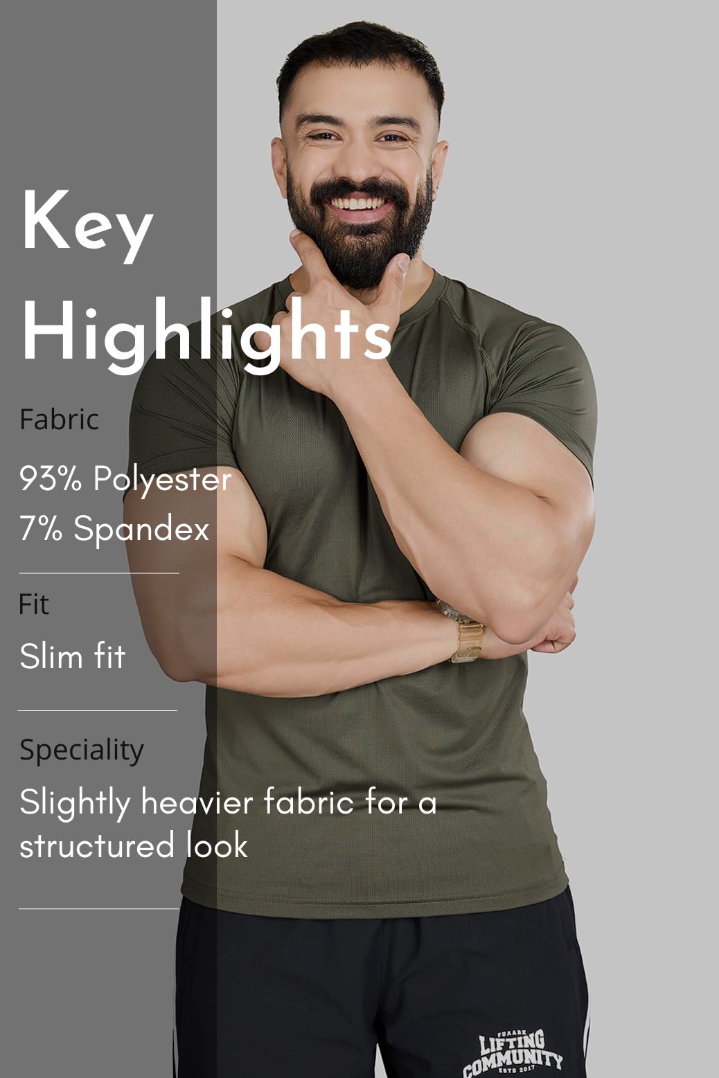 Dash T-shirt Olive