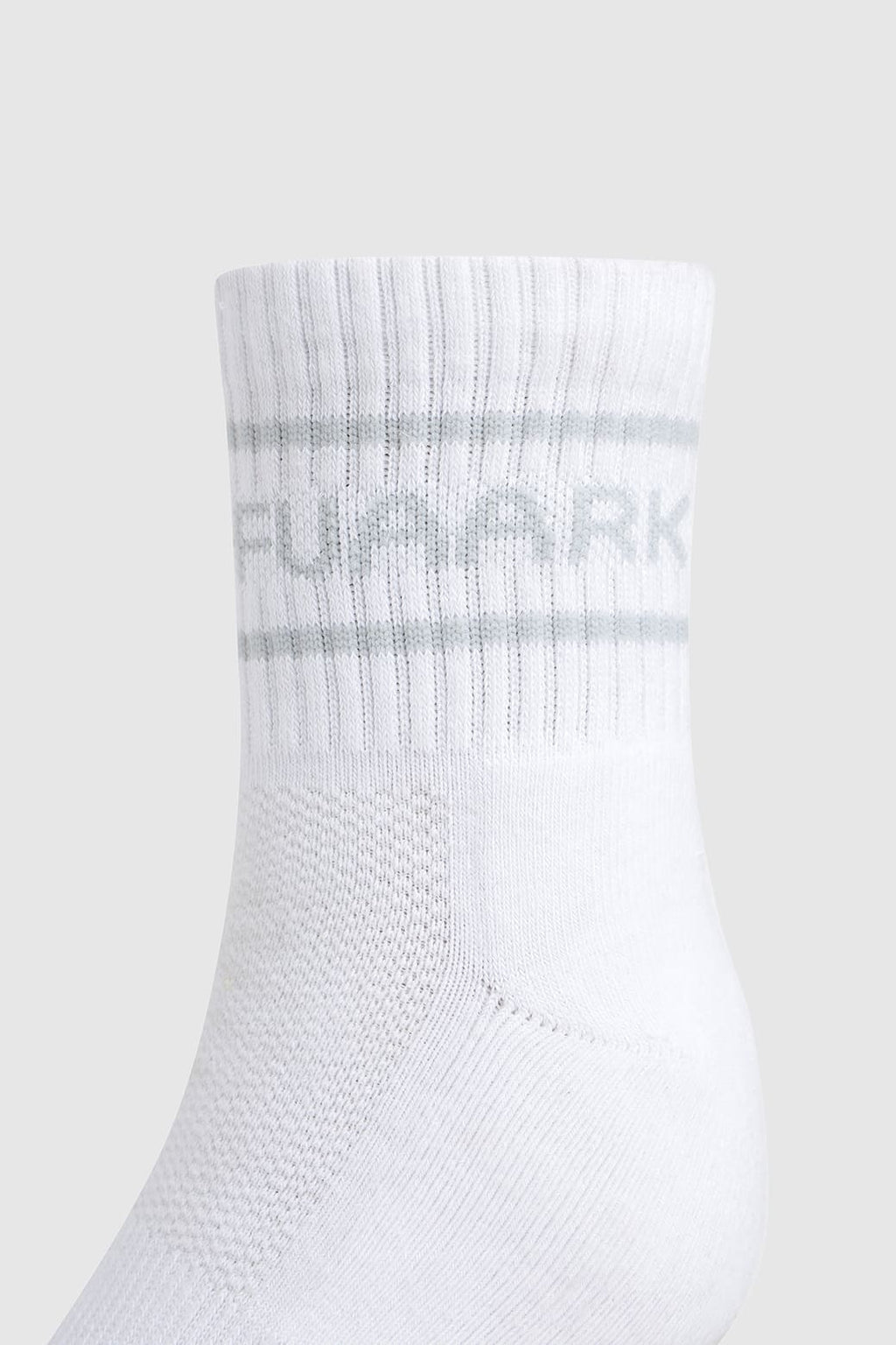 Legacy Quarter Socks White/Grey