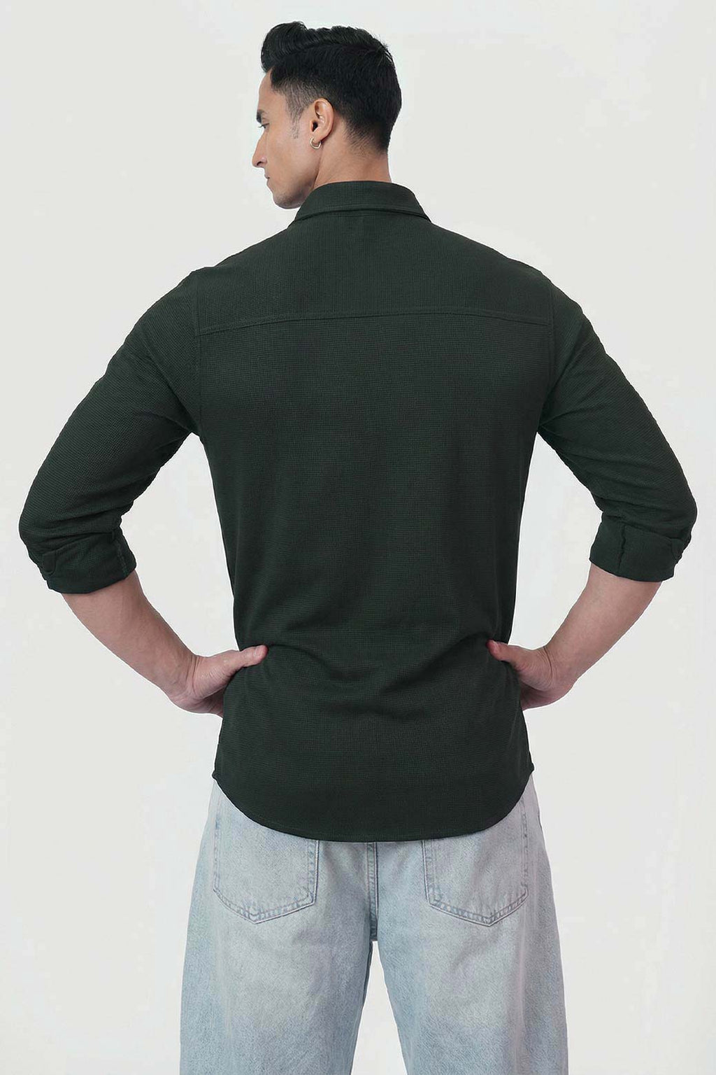 Foundation Fullsleeves Shirt Olive