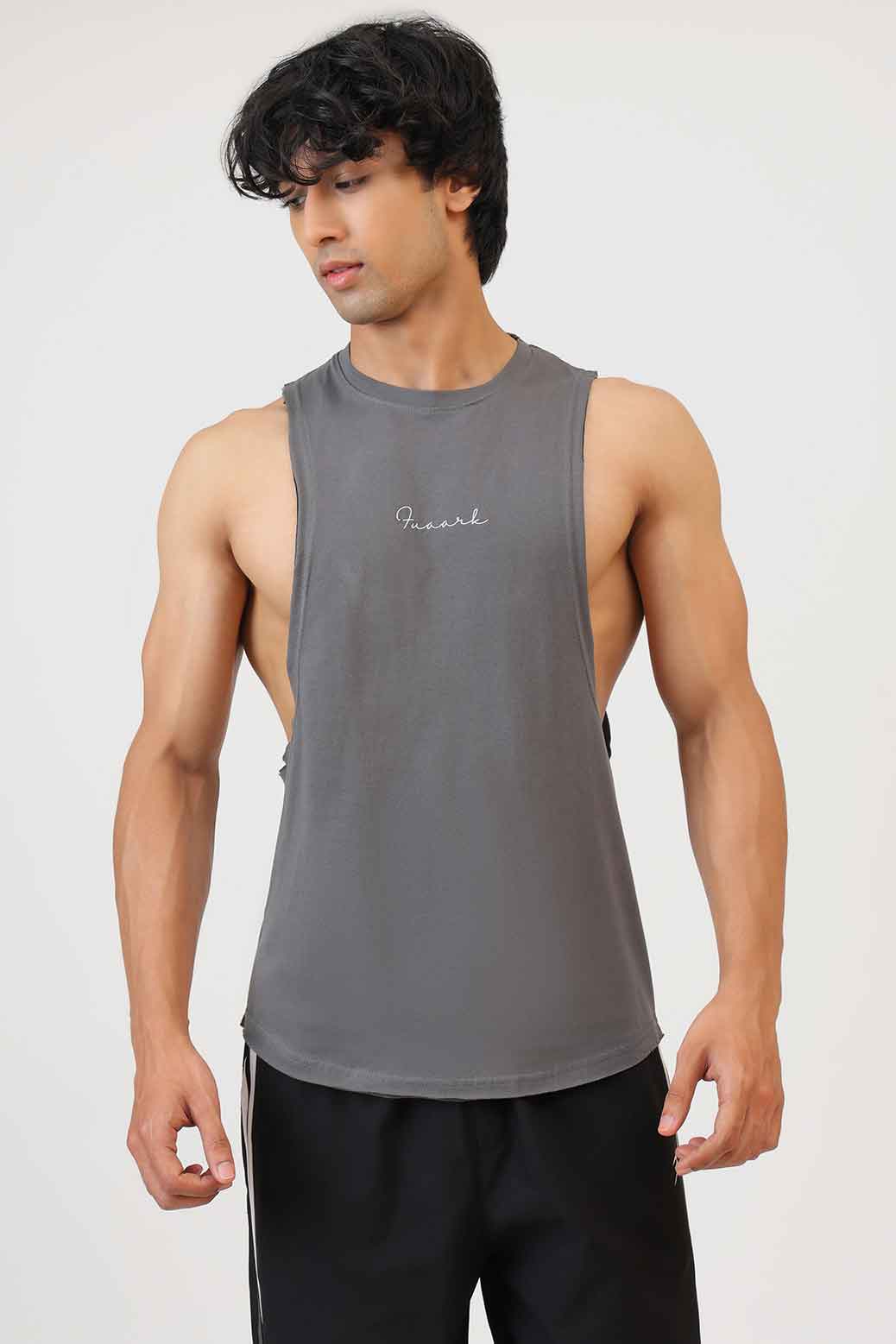 Fortis Deep Arm Tank Grey