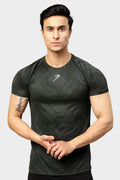 Ozone Jacquard T-shirt Green