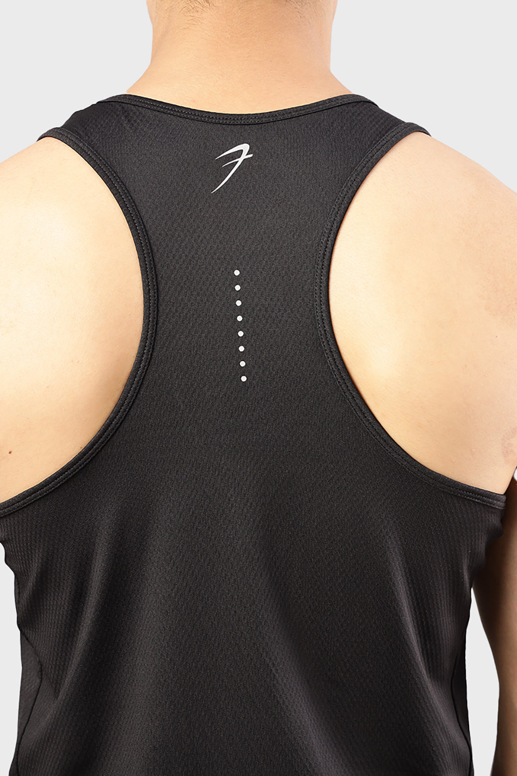 Aura Textured Tank Black