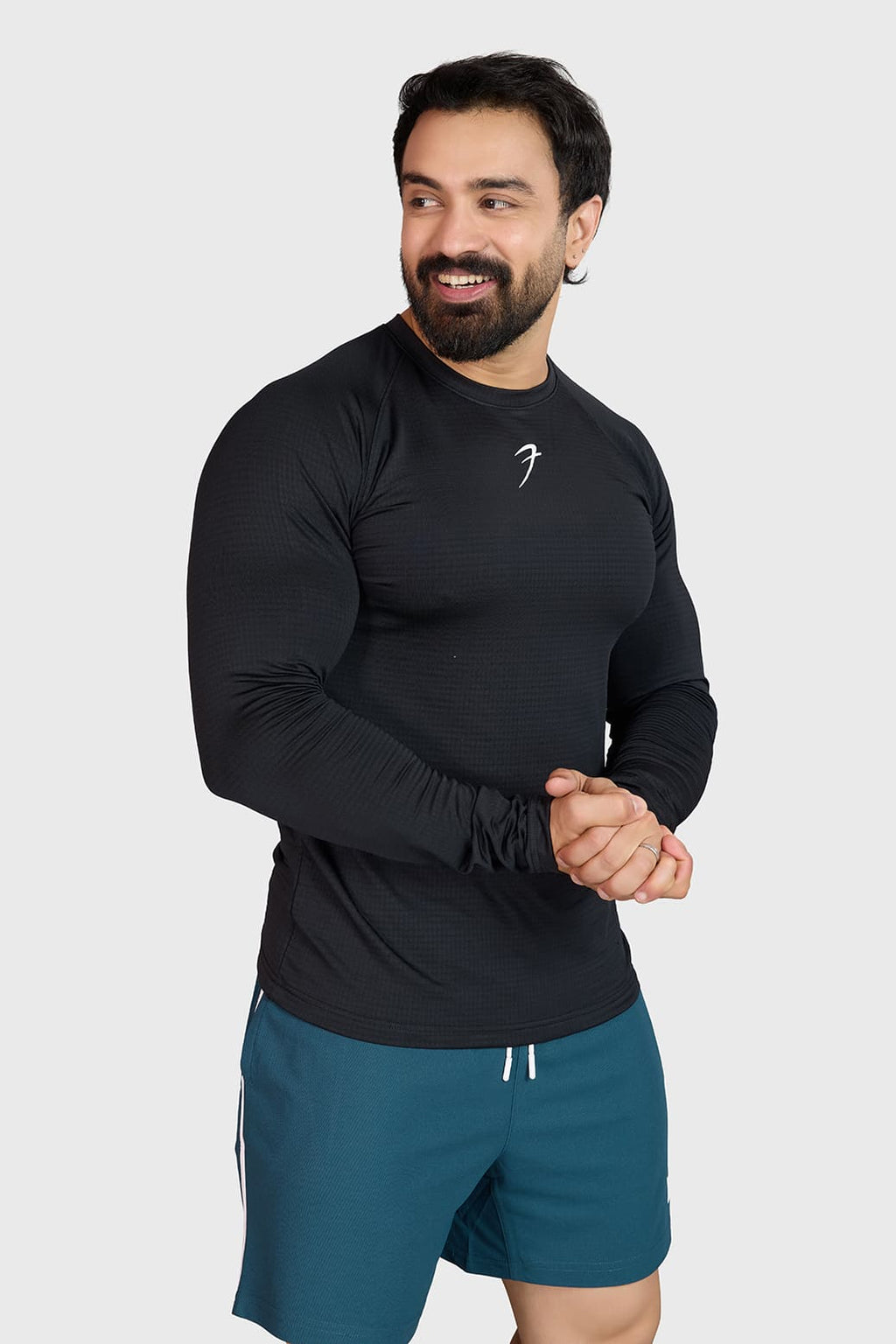 Midnight Fullsleeves T-shirt Black
