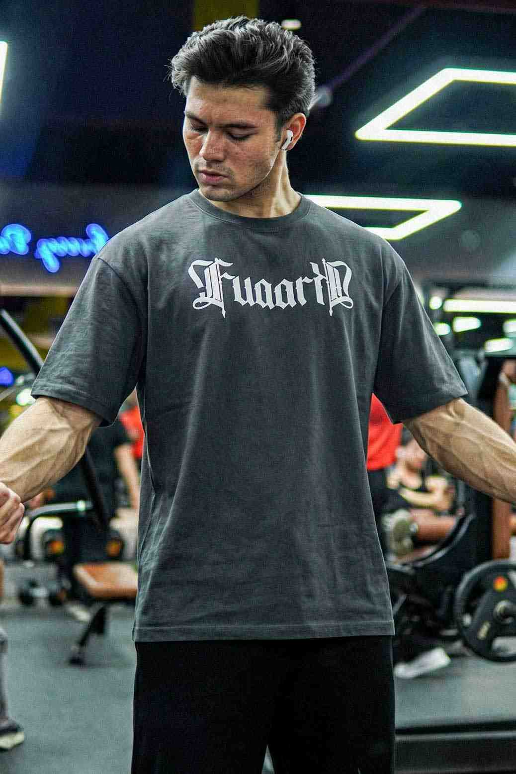 Brookline Oversized T-shirt Dark Grey