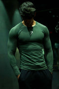 Compression Fullsleeves T-shirt Olive