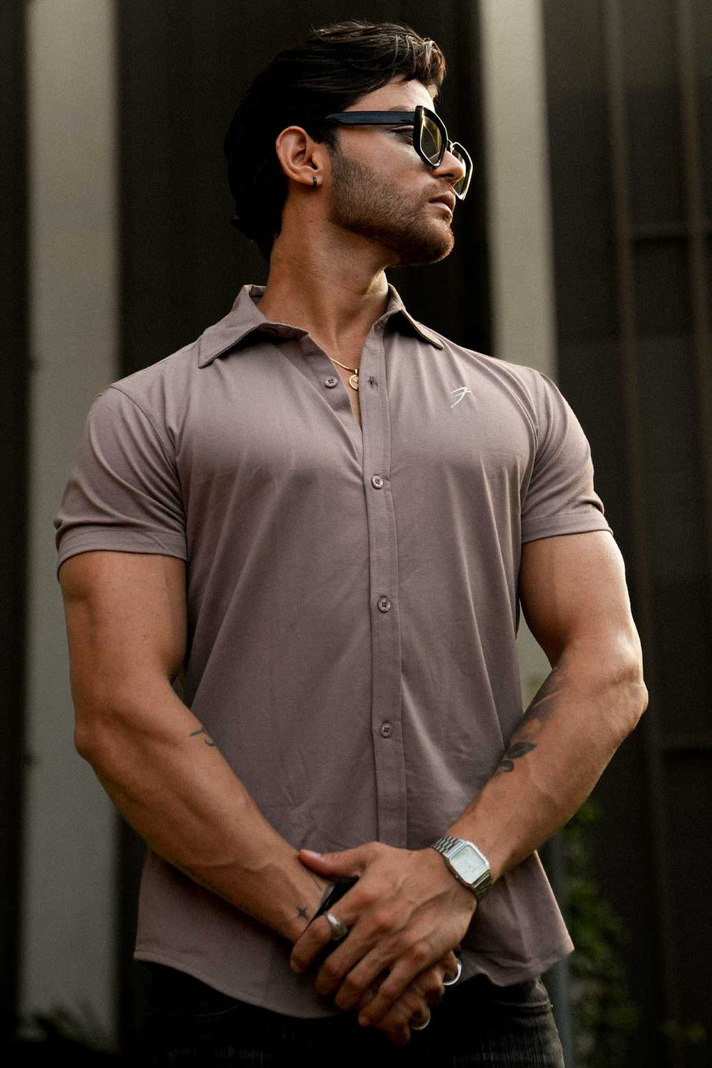 Aero Shirt Pastel Brown