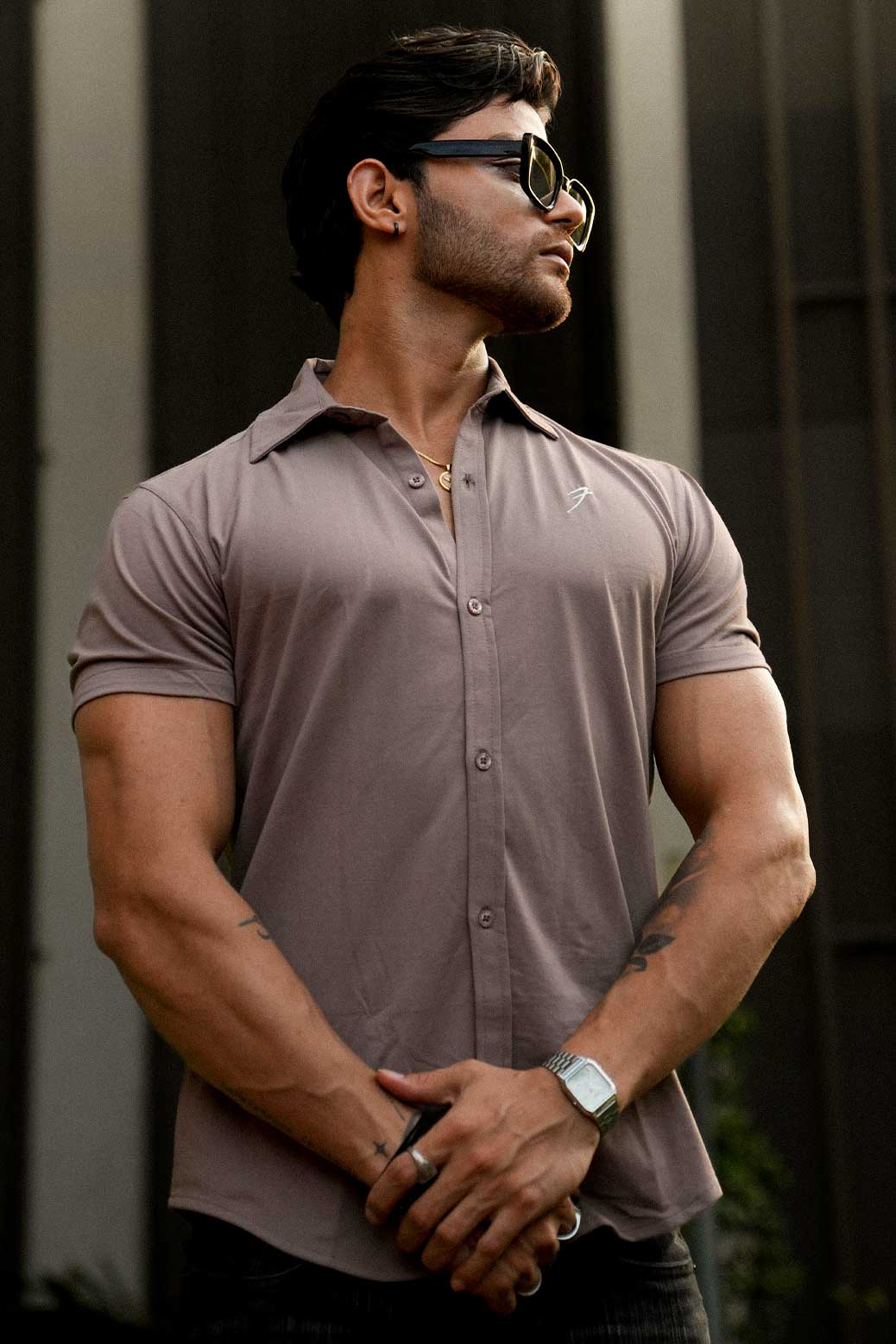 Aero Shirt Pastel Brown