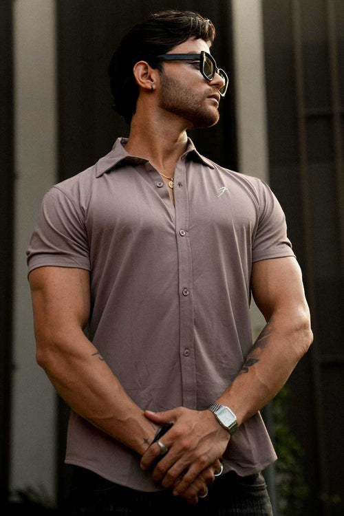 Aero Shirt Pastel Brown