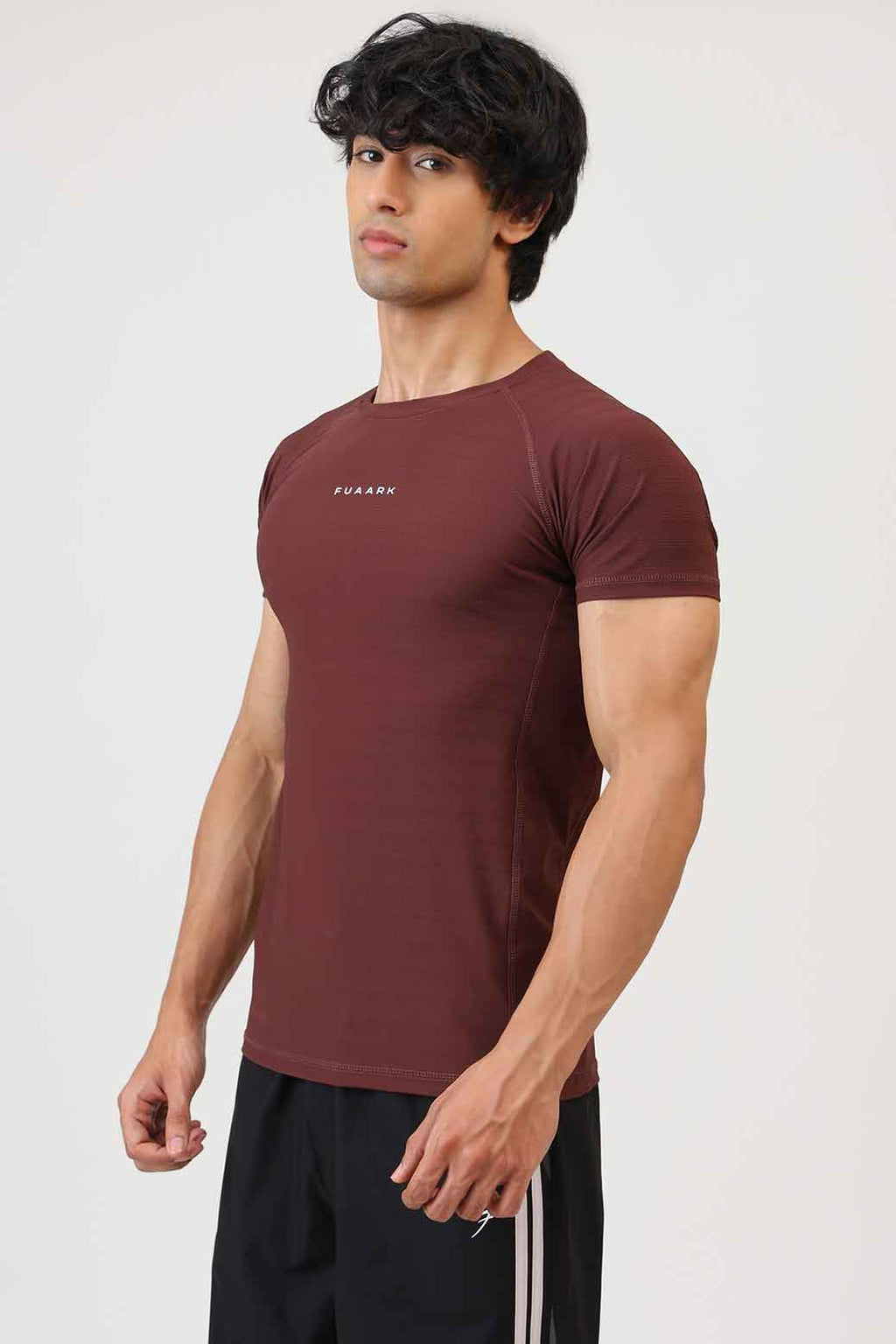Blaze Nylon T-shirt Brown