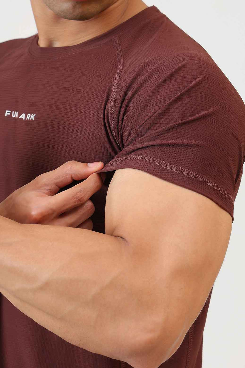 Blaze Nylon T-shirt Brown