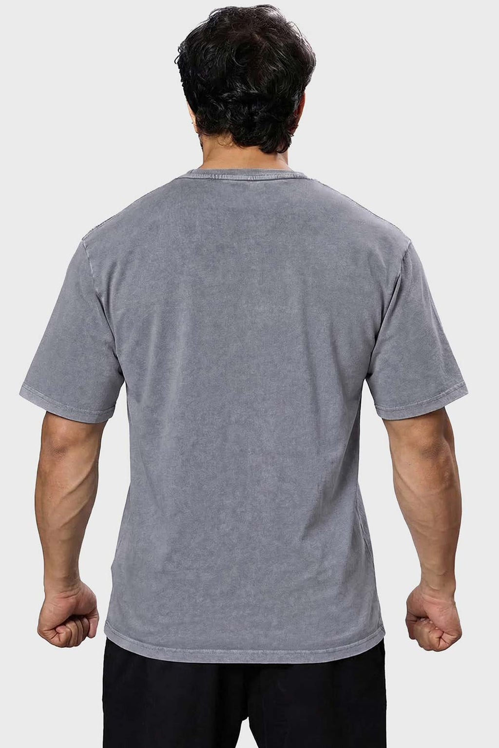 Concrete Soul Washed Oversized T-shirt Light Grey