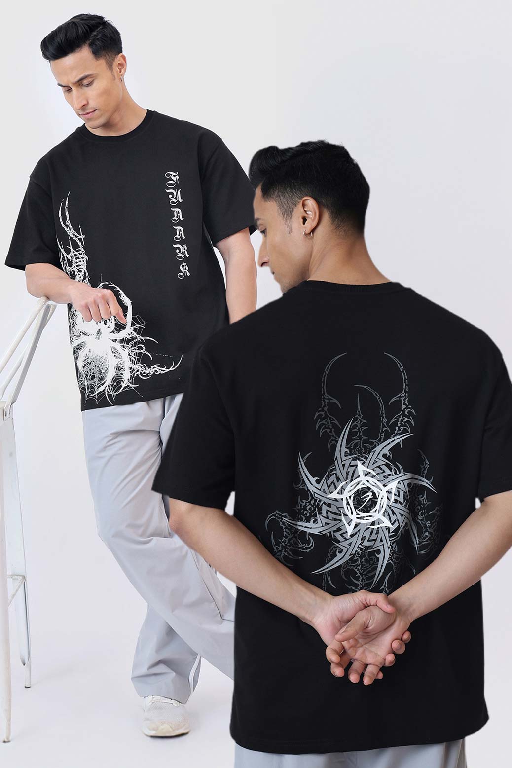 Dark Web Oversized T-shirt Black