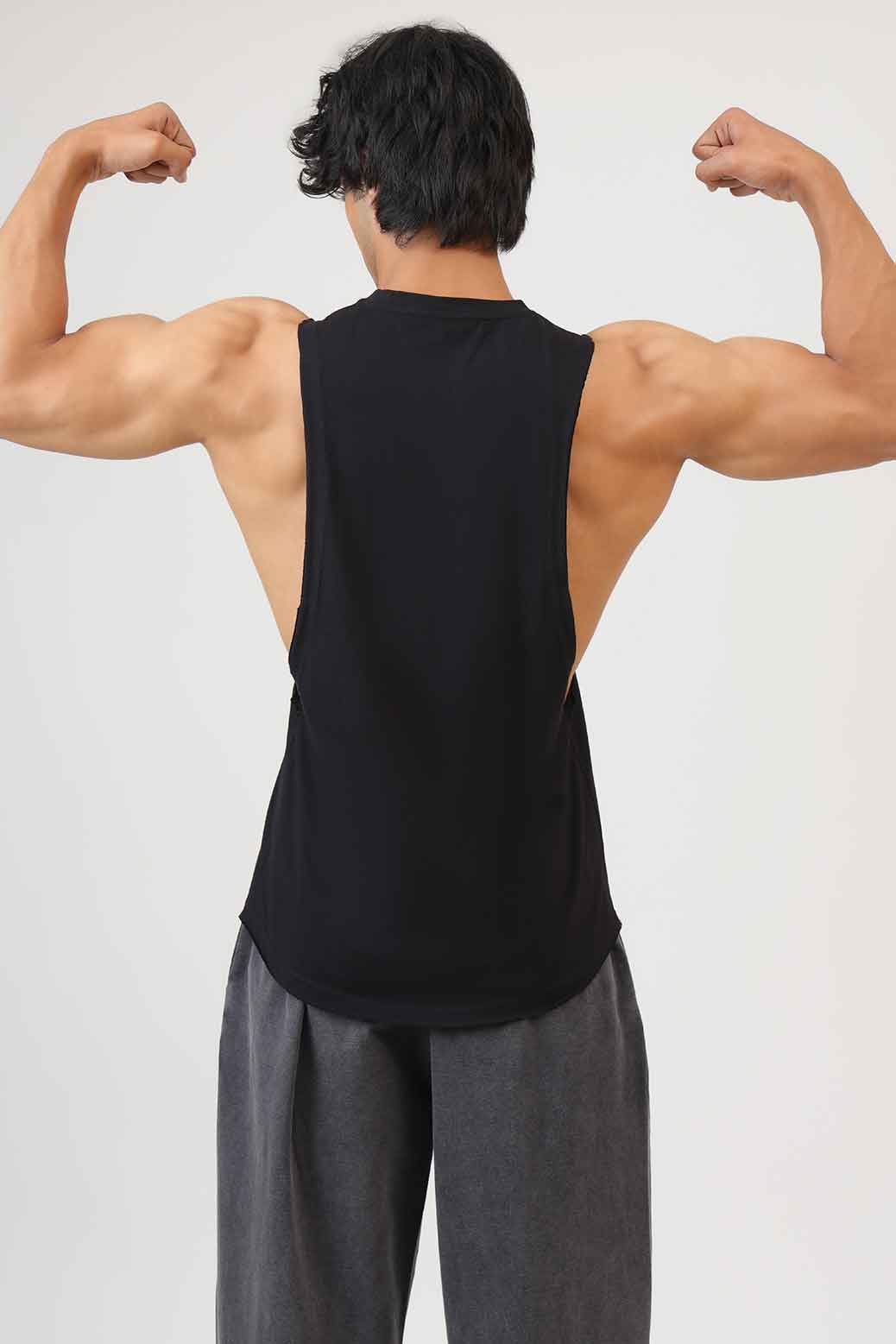 Fortis Deep Arm Tank Black