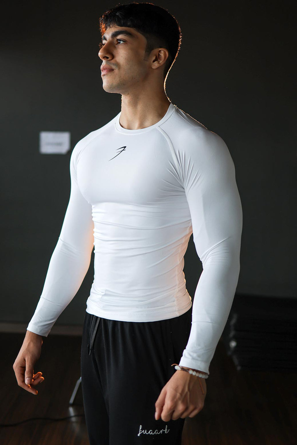 Compression Fullsleeves T-shirt White