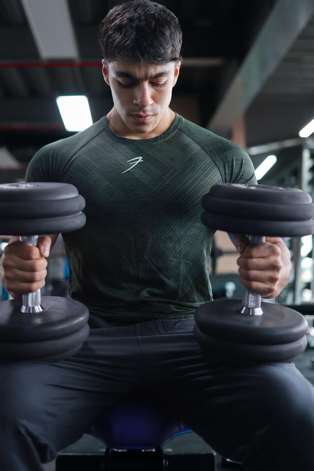 Ozone Jacquard T-shirt Green