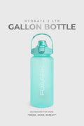 Hydrate 2 Ltr Gallon Bottle Light Green