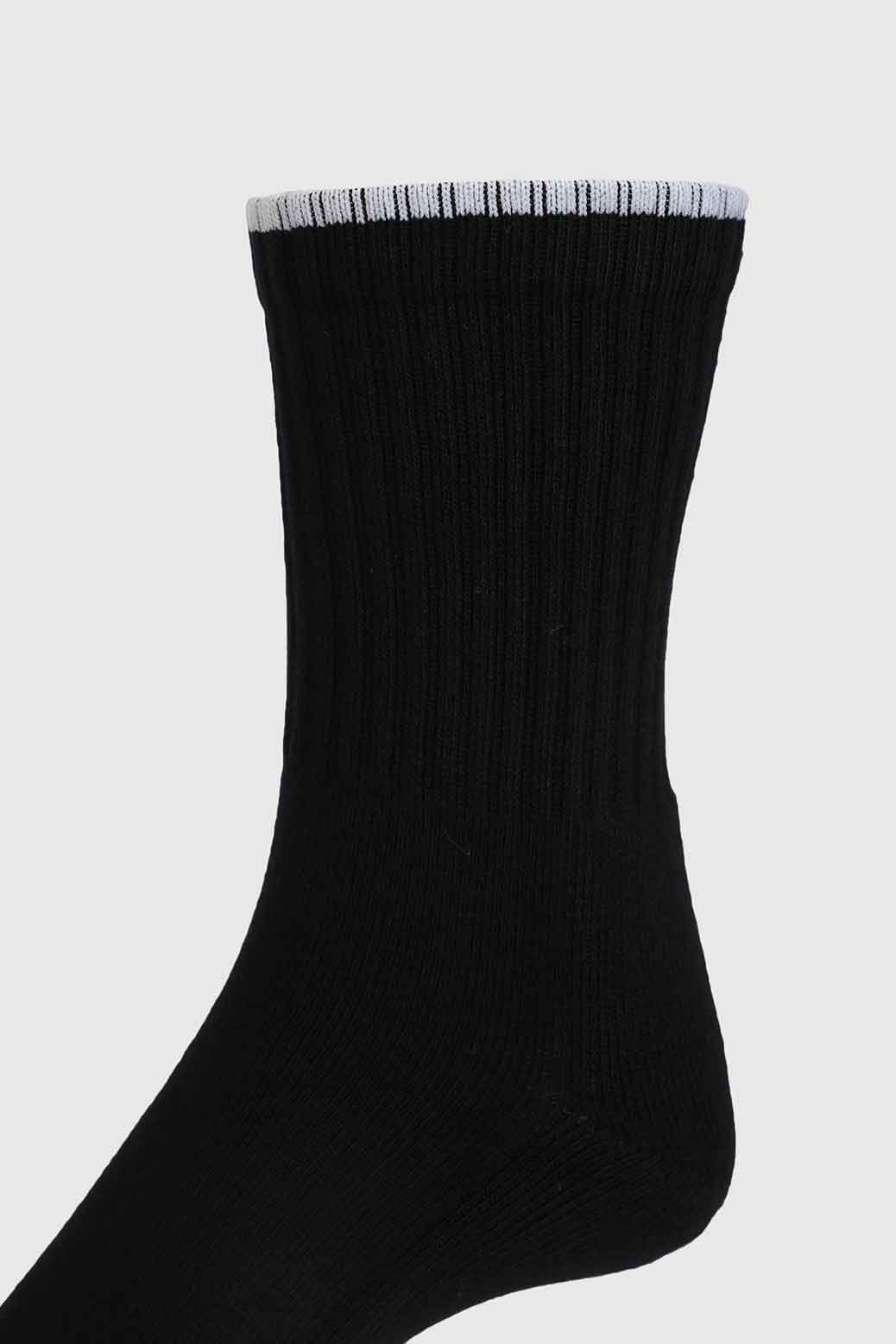 Revenge Crew Socks Black/White