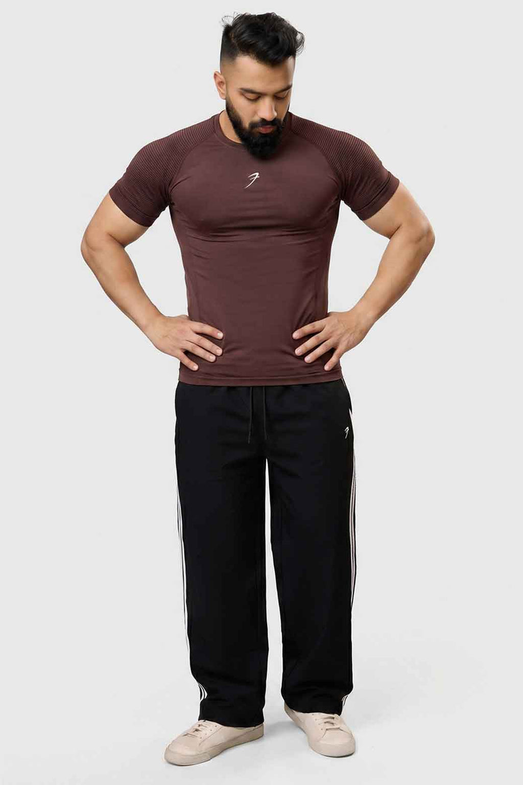 Strength Seamless T-shirt Brown