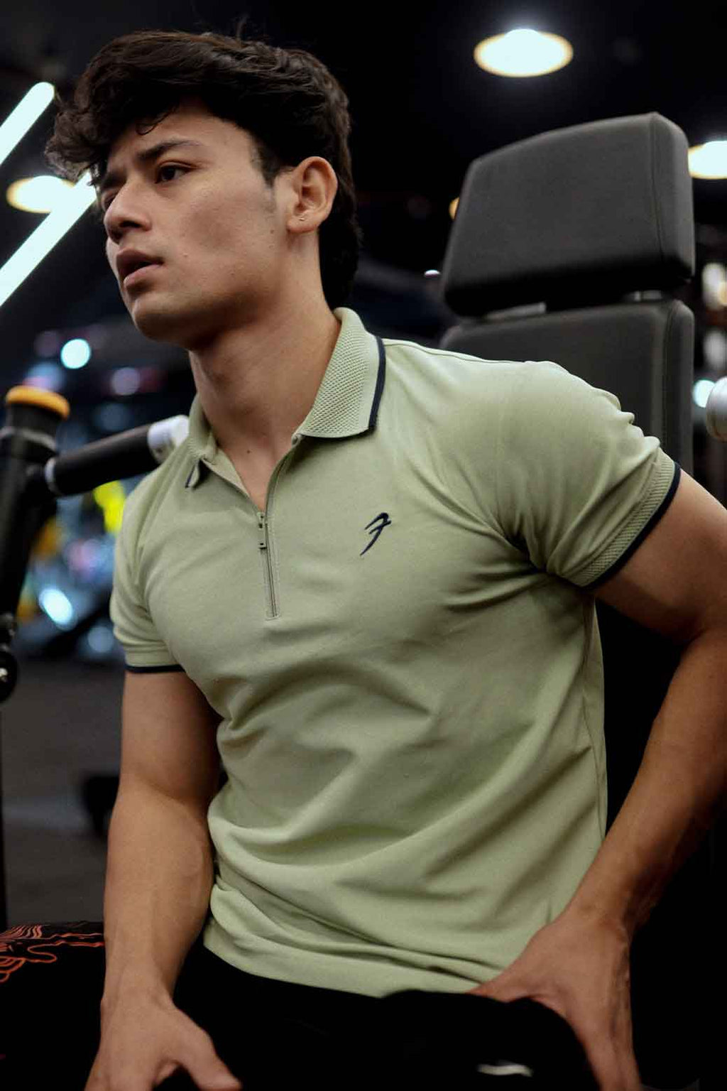 Stride Polo T-shirt Light Green