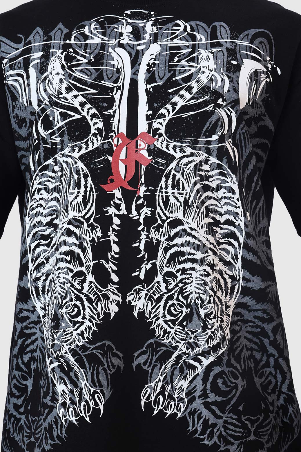 Twin Fangs Oversized T-shirt Black