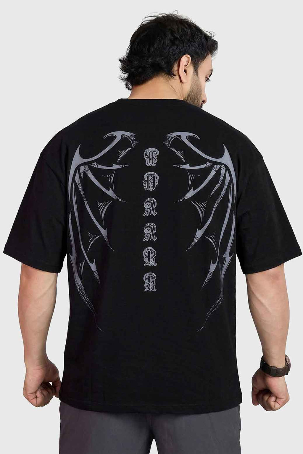 Void Angel Oversized T-shirt Black
